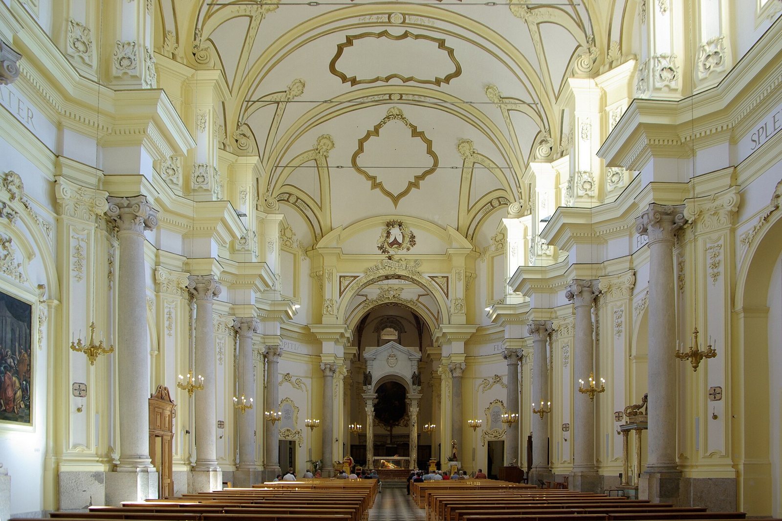 Navata della Basilica Santuario di Maria Santissima Annunziata a Trapani